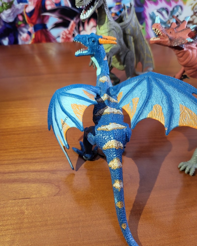 Kid Galaxy Poseable Dragons set of 4