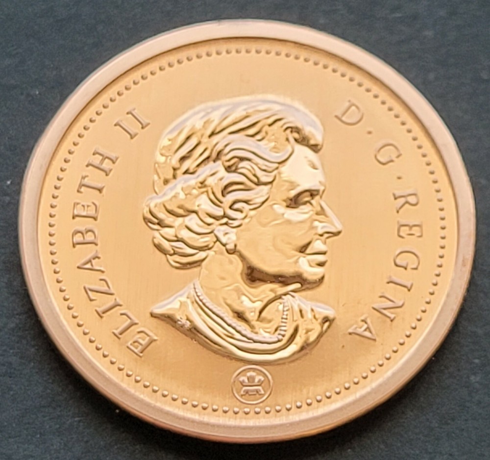 *** CANADA ONE CENT 2008 LOGO *** SPECIMEN *** MAGNETIC ***