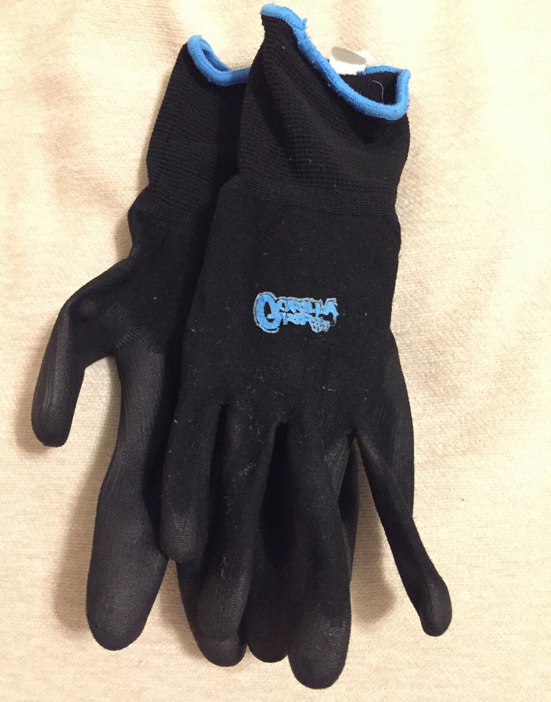 10-Pair Grease Monkey Gorilla Grip Mechanic Maximum Gripping Gloves - Large