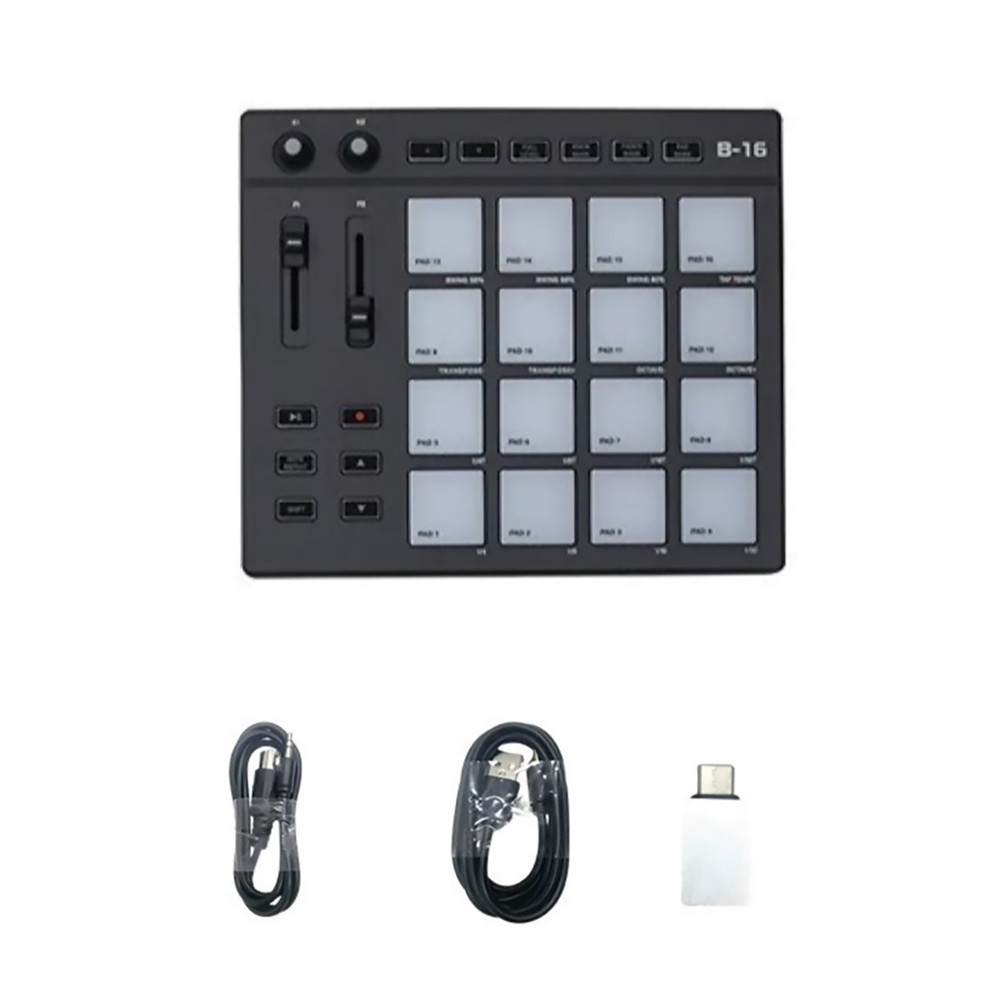 1PC MIDI Pad Controller Beat Maker Machine For Finger Drumming Music Making