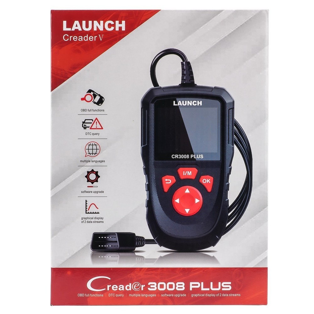 LAUNCH CR3008+ FULL OBD2 Scanner Reader Car Diagnostic Tool Check Engine Fault