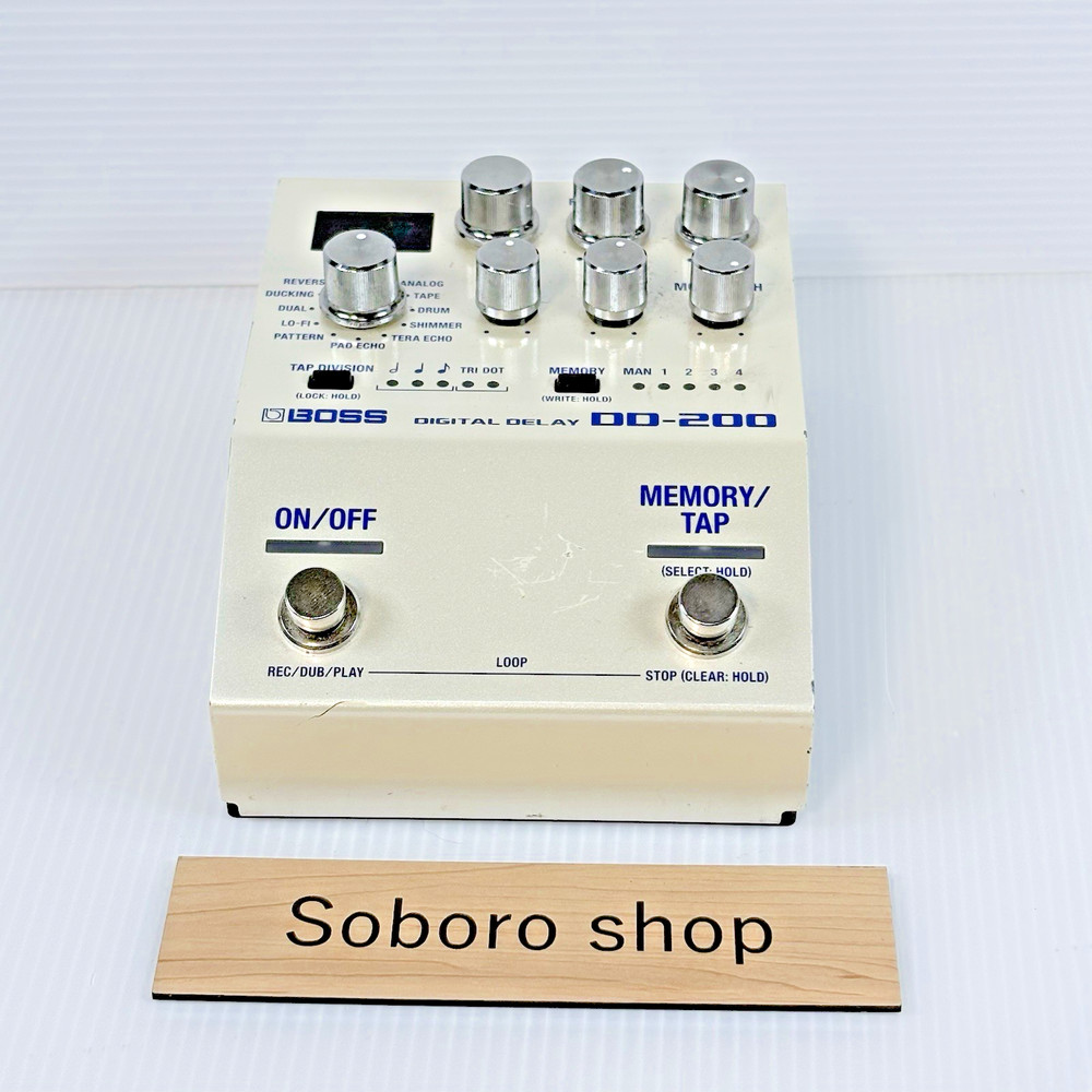 BOSS DD-200 Digital Delay Guitar Effects Pedal Used Tested