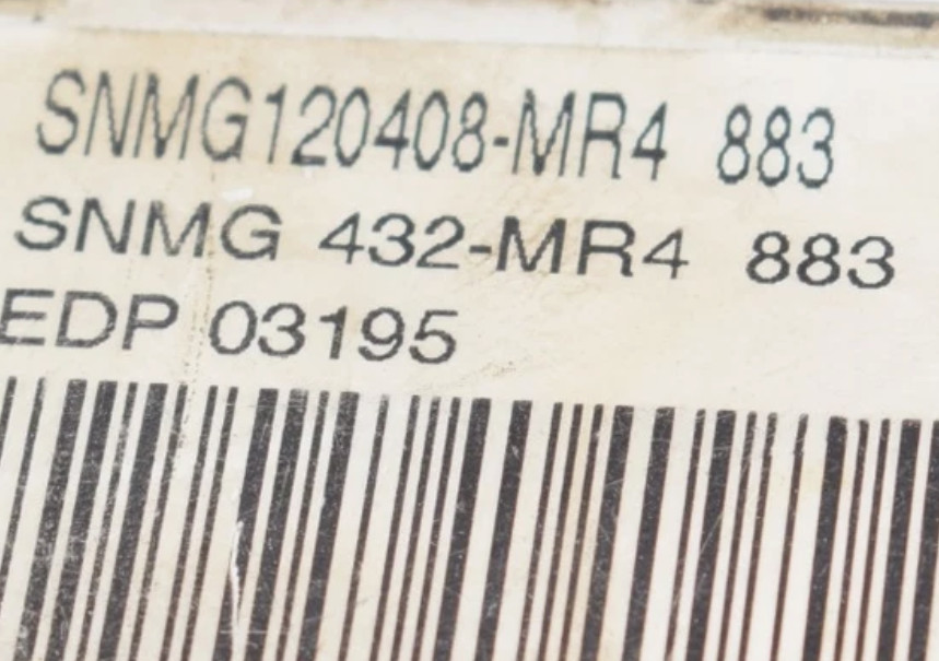 10 PCS  ORIGINAL  INSERTS      SNMG120408-MR4 883