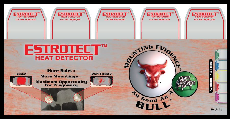 Estrotect Heat Detectors 50ct Red/Orange