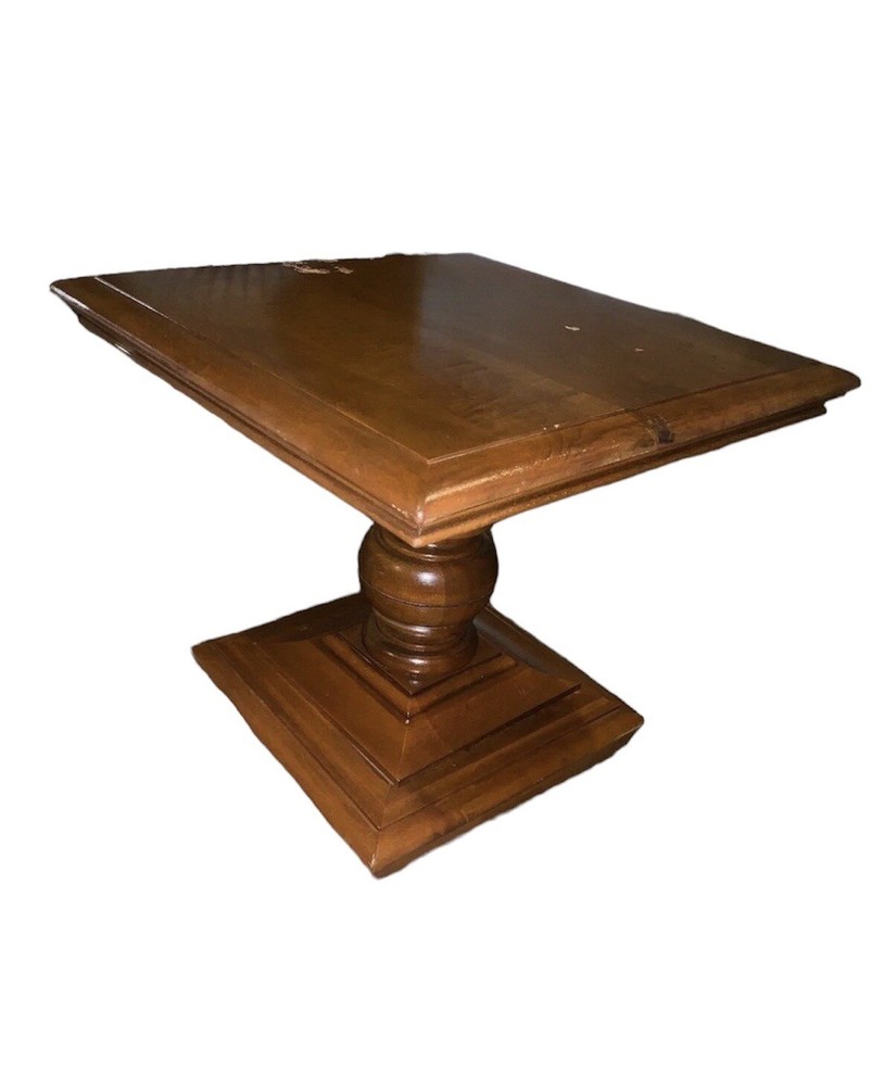 Antique Maple Square Table Or Plant Stand
