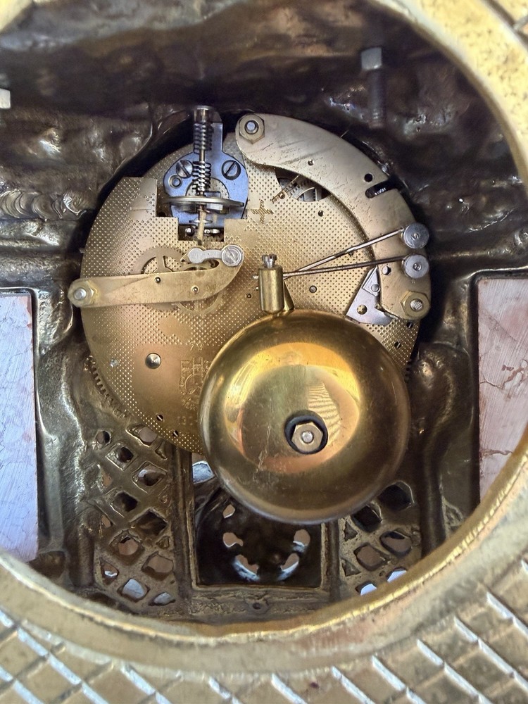Franz Hermle Brass Clock