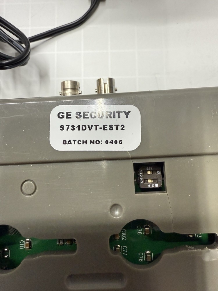 (2) GE Security Video & Reverse MPD Data S731DVT-EST2