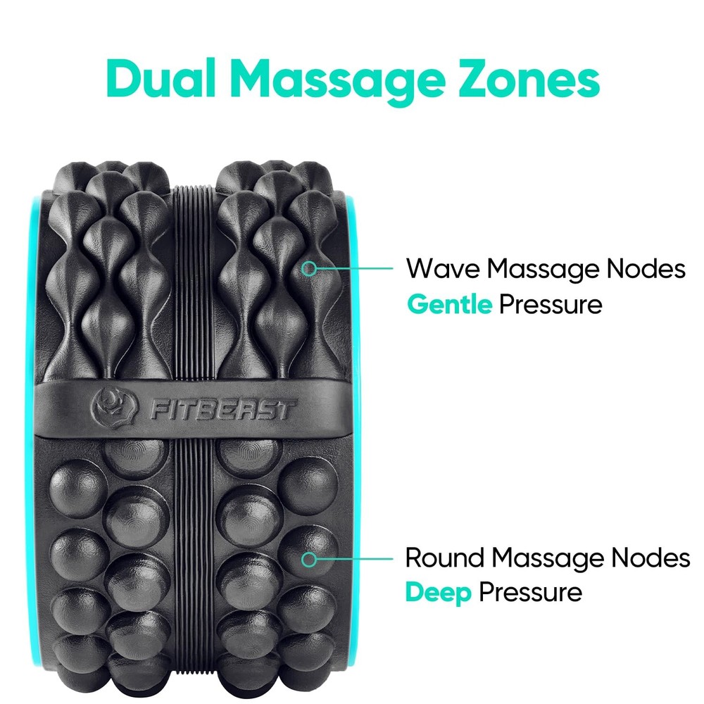 Back Roller, Back Wheel Foam Roller - Targeted Muscle Roller for Deep Tissue ...