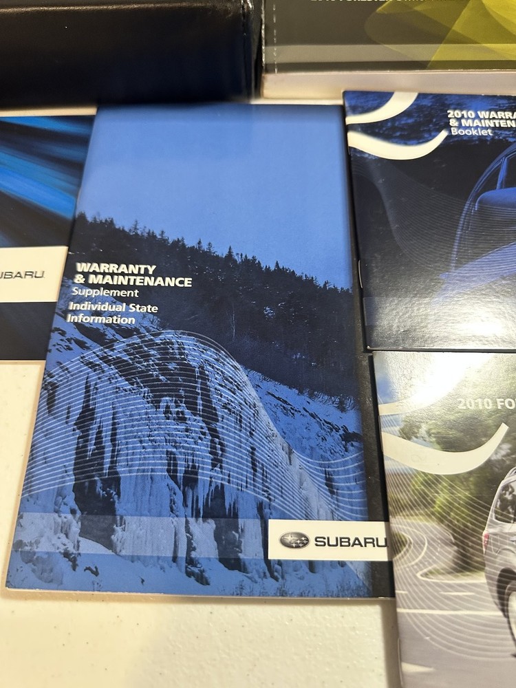 2010 Subaru Forester Owner Manual Set