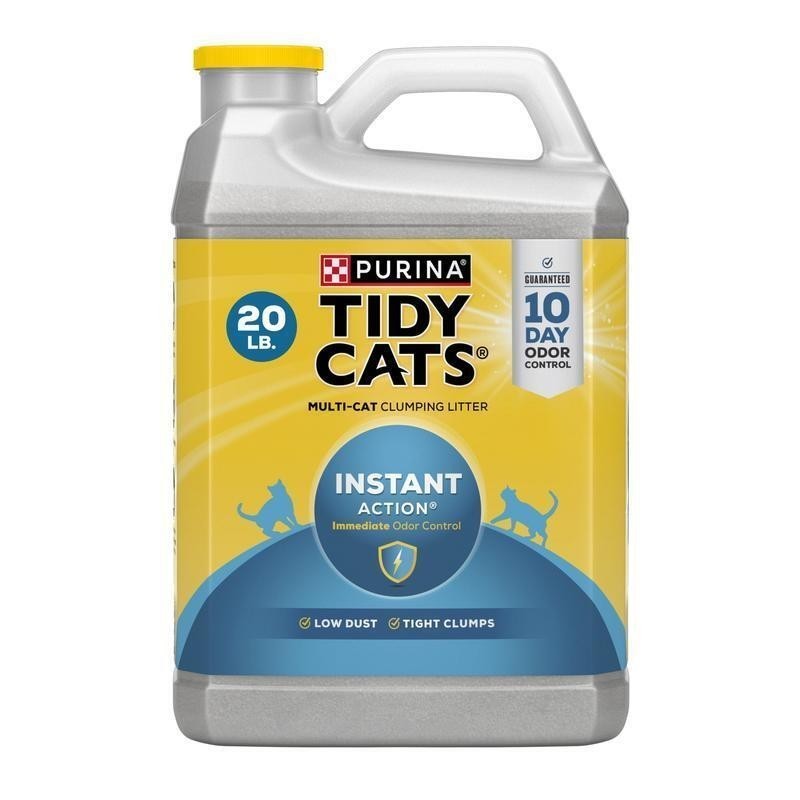 Clumping Cat Litter Low Dust Odor Control Multi Cat Deodorizing Indoor 20 Lb New