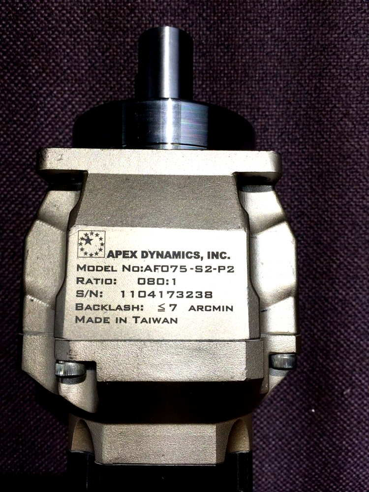 APEX DYNAMICS INC. AF075-S2-P2 HIGH PRECISION PLANETARY GEARBOX /MOTOR/ENCODER