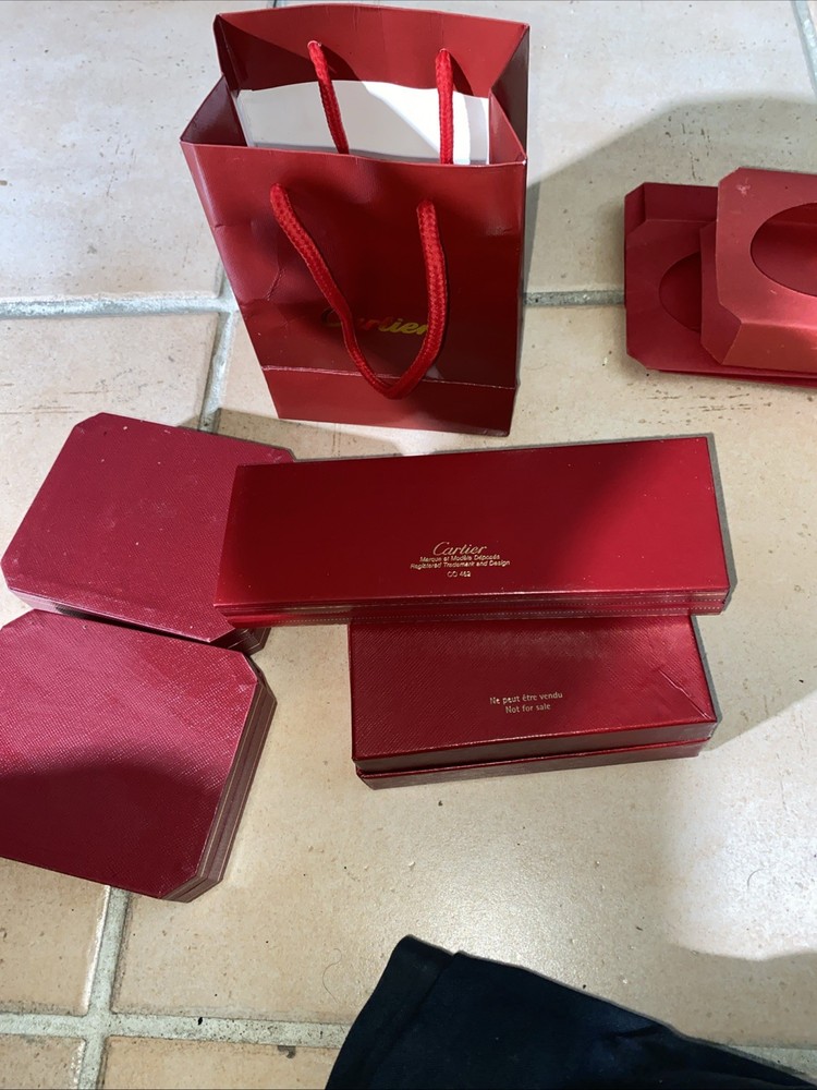 Cartier Boxes & Non Workin Pen With Box