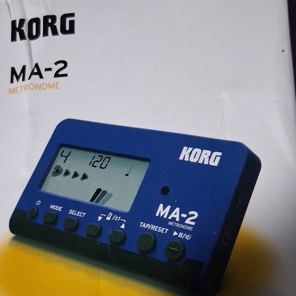 Korg MA-2 Digital Compact Metronome Blue Black Plastic