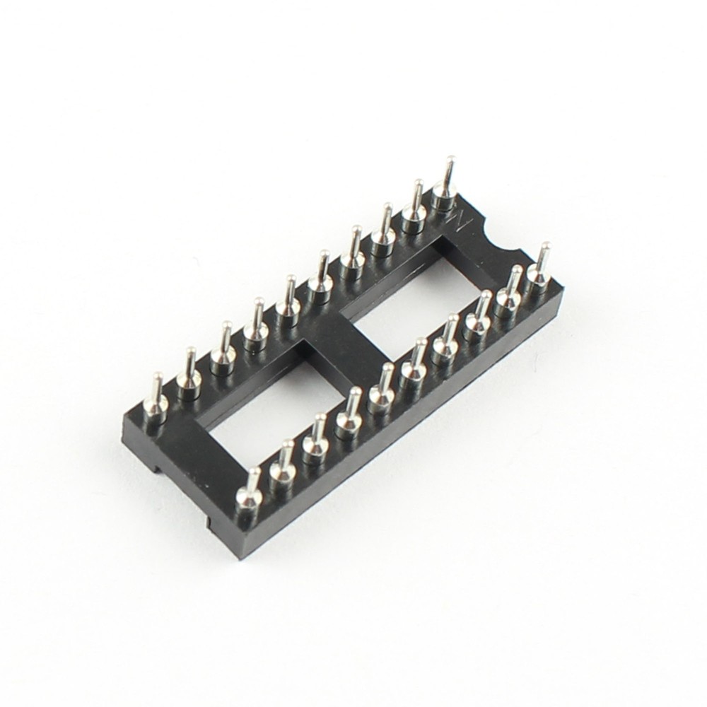 100Pcs New 20 Pin Round DIP IC Socket Adapter