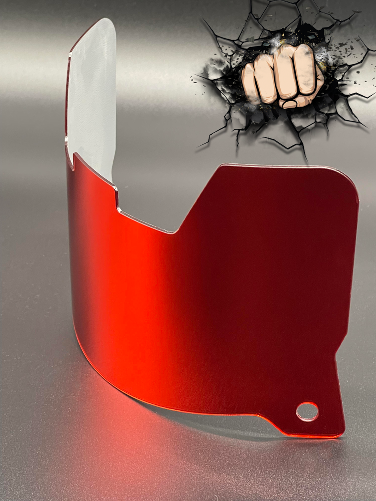 Red Chrome Full Size Helmet Visor (Display Only) Replica/Speed/Flex Compatible