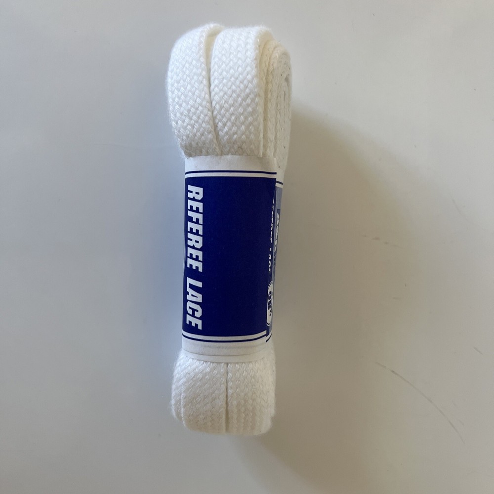 A&R Hockey Referee Skate Laces White