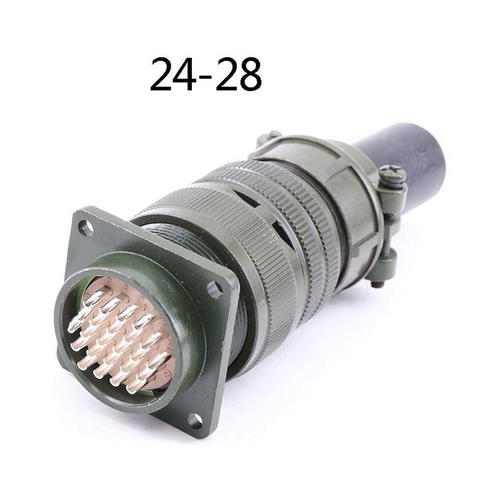 set Encoder servo motor Aviation plug connector MS3108B3106A 24-28S 24-Pin 13A