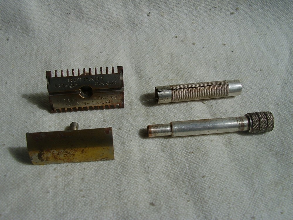 WW2 German Safety Razor ROTBART MOND EXTRA