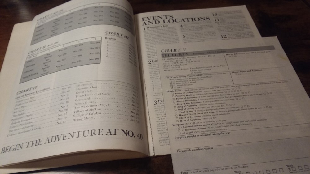 Advanced Dungeons & Dragons Role Aids: Final Challenge Solitaire Vintage OOP