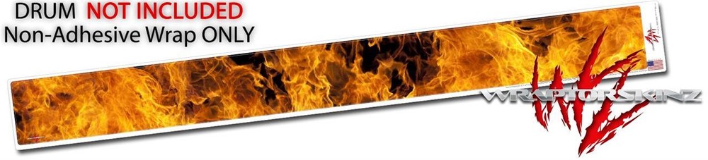 Skin Drum Shell Wrap for Roland PD108 Open Fire