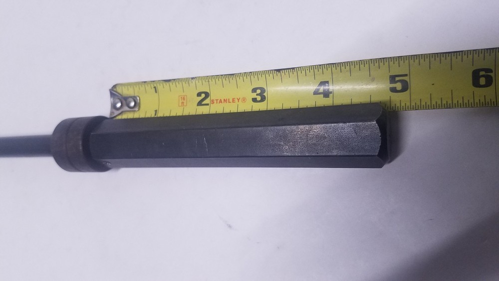 2J Drawbar. Black Oxide. Variable Speed. 18". 4-3/4" Hex Length.