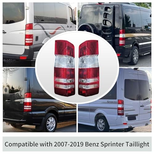 Tail Light Compatible with 2007-2018 Benz Sprinter Van Passenger Side Right