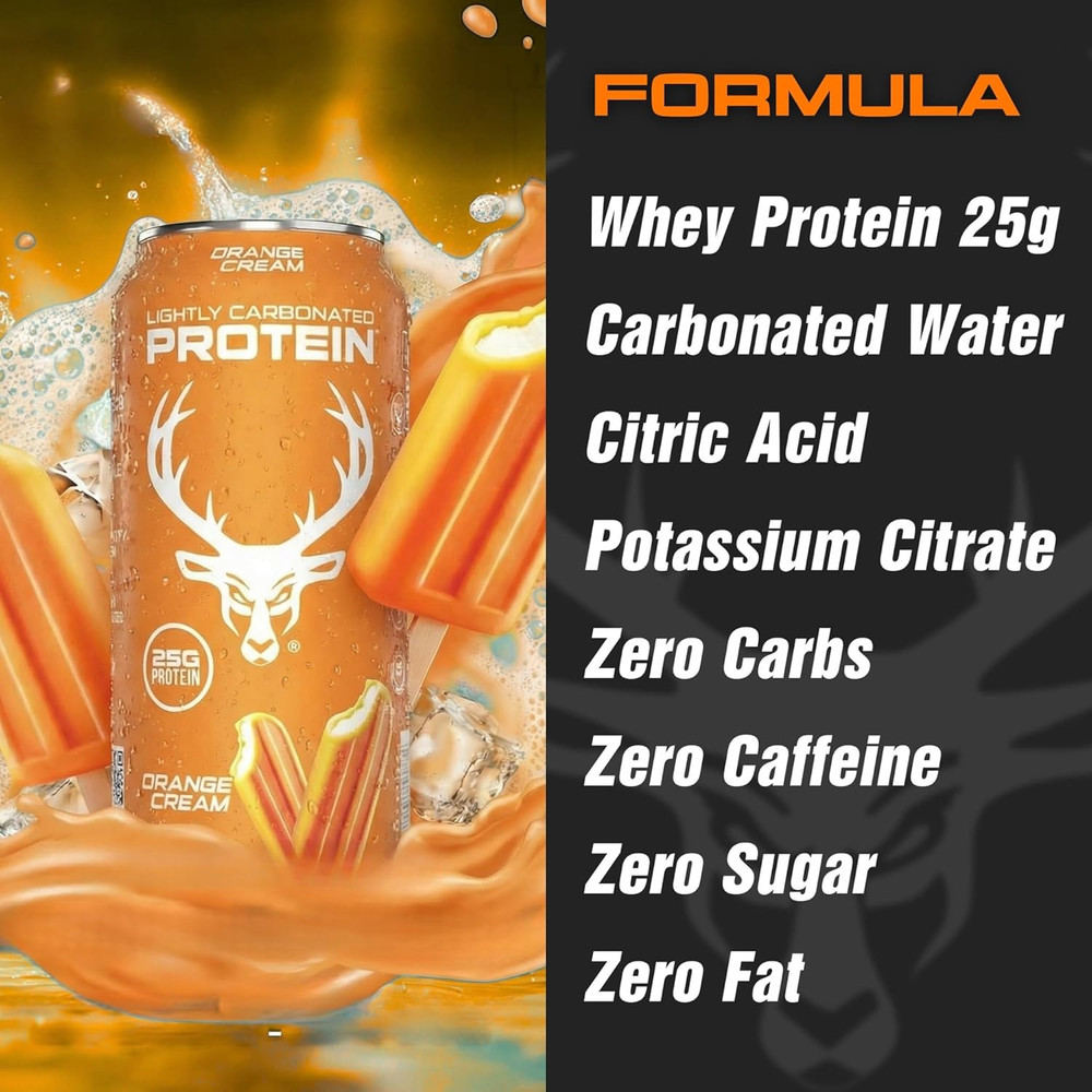 Lightly Carbonated Protein Soda | 25G Whey Isolate - Zero Sugar, Low Calorie, Ca