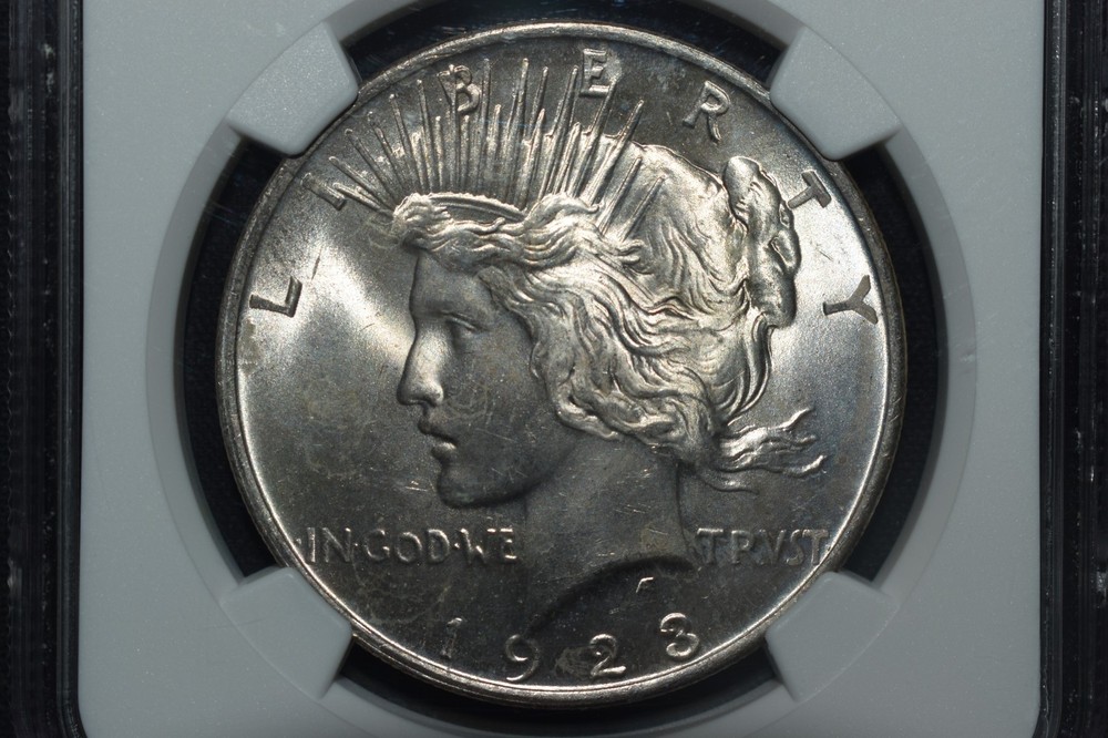 1923-P Peace $1 NGC MS 65 GEM