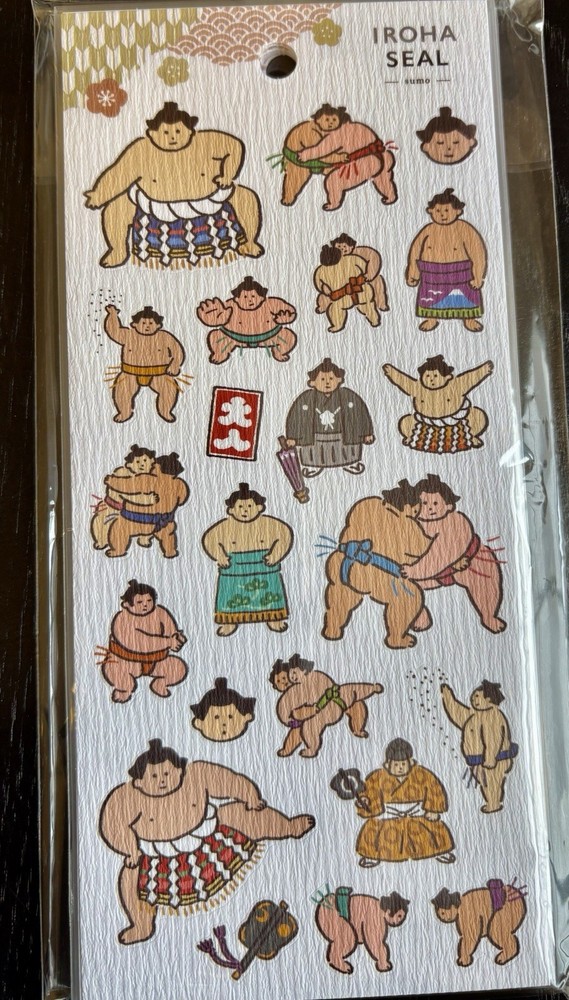 Mindwave Sumo Washi Sticker Seal