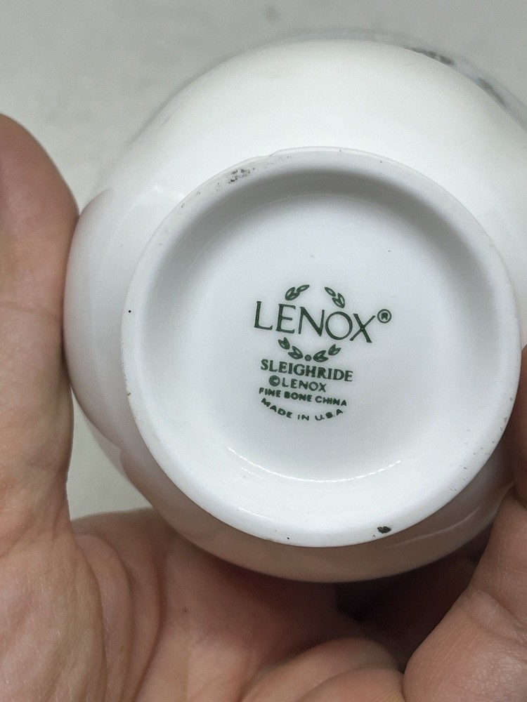 Lenox Sleighride 5 Piece Place Setting As Found Read Description