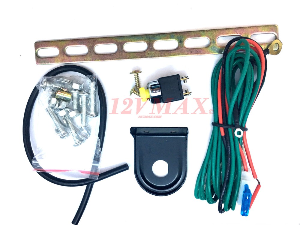 Power Universal Solenoid Kit Wire Puller Rod Motor Power Trunk Pop Release