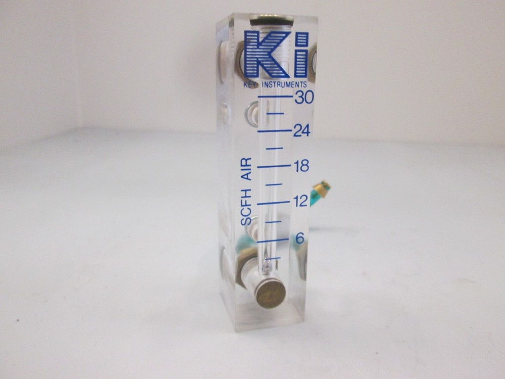 King Instruments, 0-30 SCFH Air, Flowmeter, Used