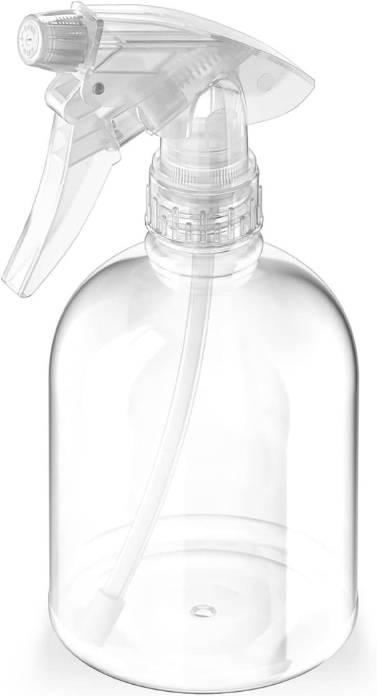 Plastic Spray Bottle, | Leak Proof, Empty, Clear, Trigr Handle,