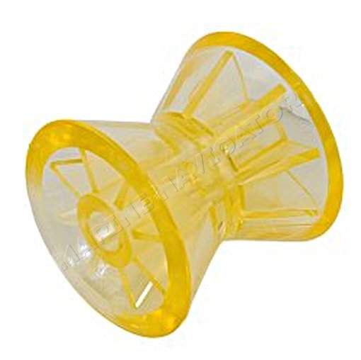 Bow roller transparent polymer 75 mm