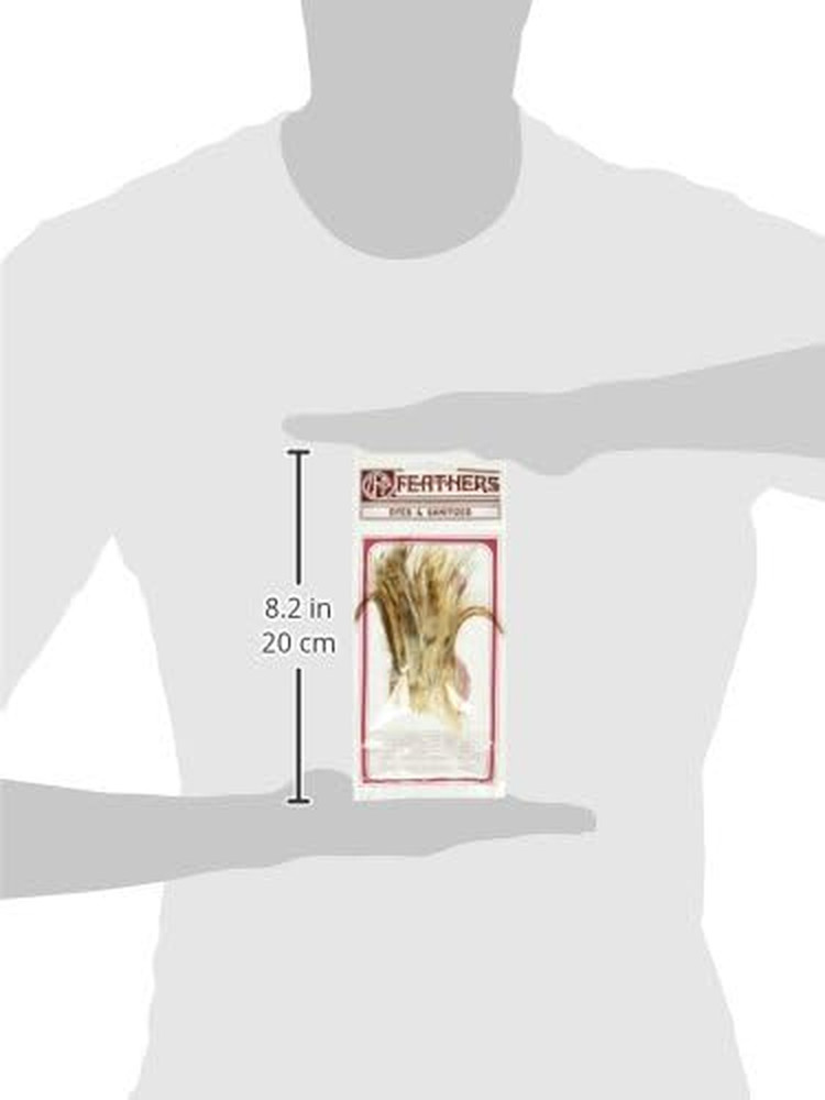 B163 Strung Chinchilla Feather, Natural