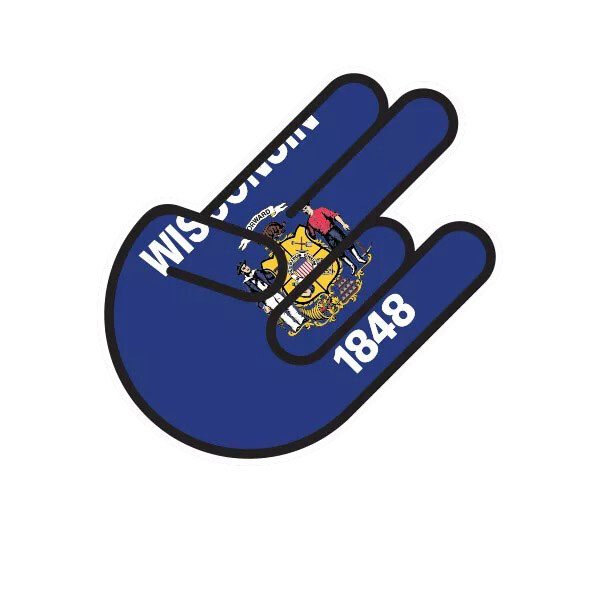 Wisconsin Shocker Sticker Decal