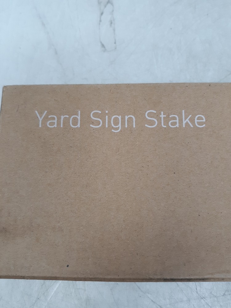 SimpliSafe Yard Sign Stake Replacement Mount Kit – Adjustable Plastic Post