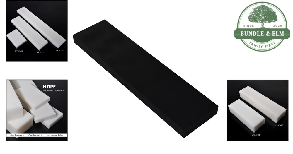 High Density Polyethylene Tapping Block for DIY Projects and Floor Improvement