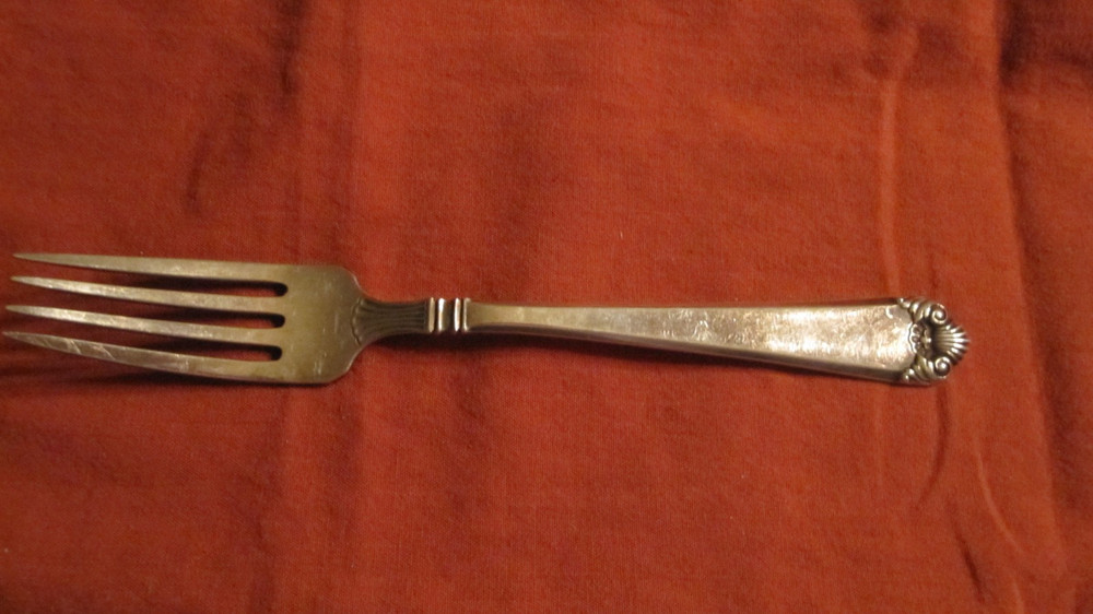 STERLING SILVER WATSON GEORGE II FORK 7 1/4" NO MONOGRAM