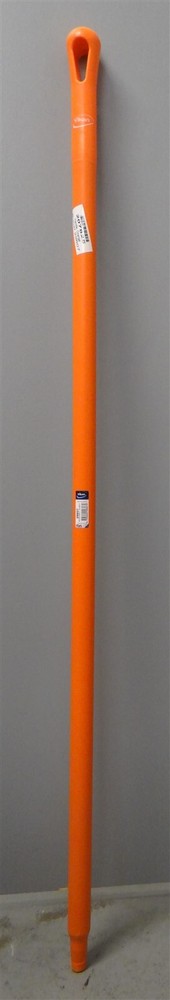Vikan Broom Handle 29607 51in Length 1.25in Diameter Orange Polypropylene Fixed