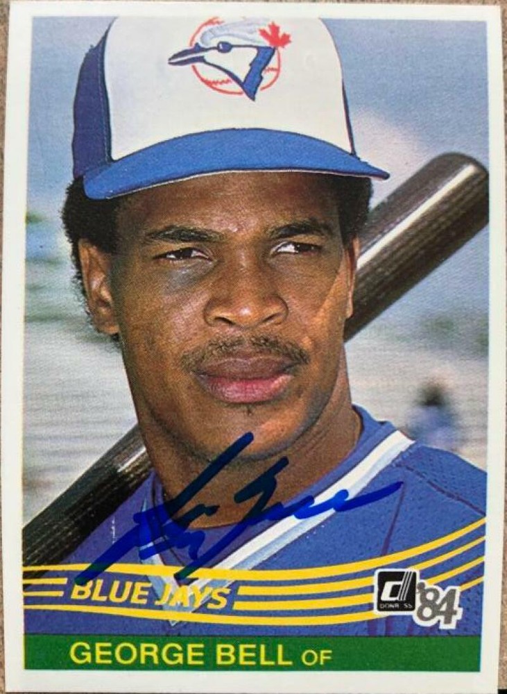 George Bell Autographed 1984 Donruss #73