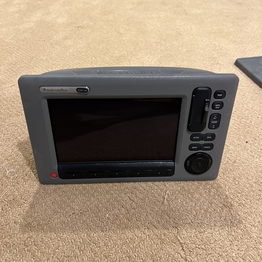 Raymarine C90w Widescreen GPS Chartplotter Multifunction Display; Fully Tested