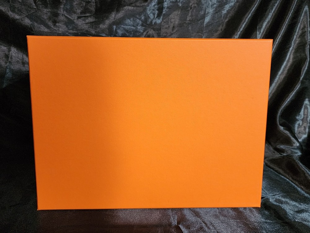 Authentic Hermes Empty Box #515 w/Tissue Paper, Booklet & Ribbon
