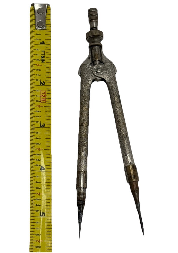 Antique Eagle Pencil Co. New York Drafting Compass 1894