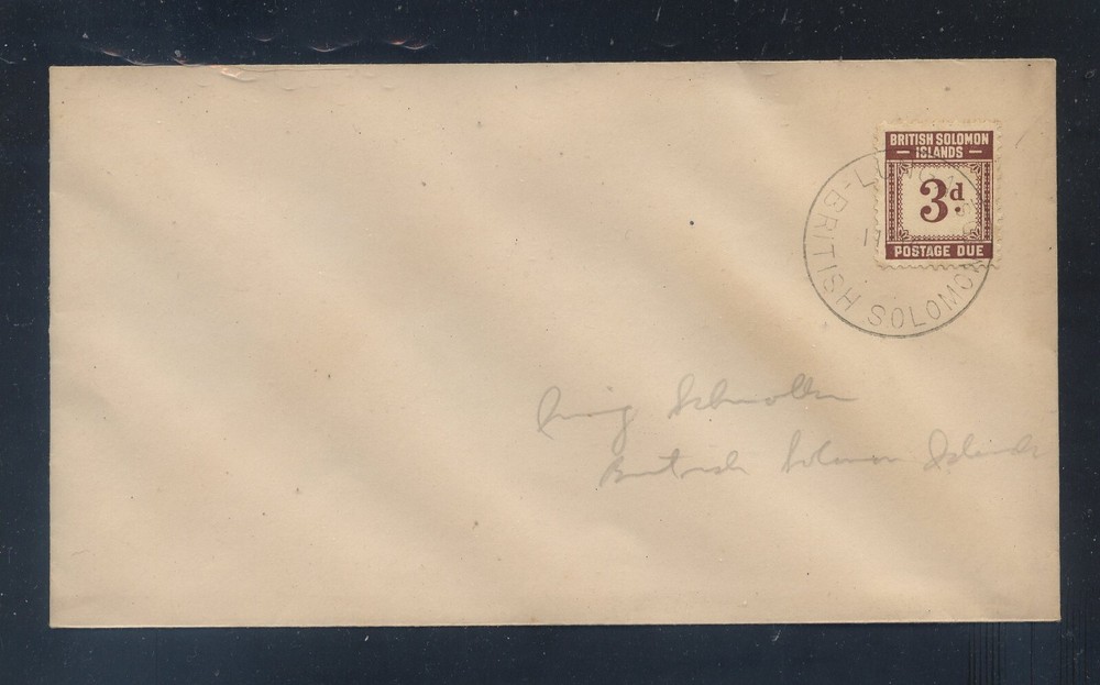 British  Solomon  Islands  J3  on  cover