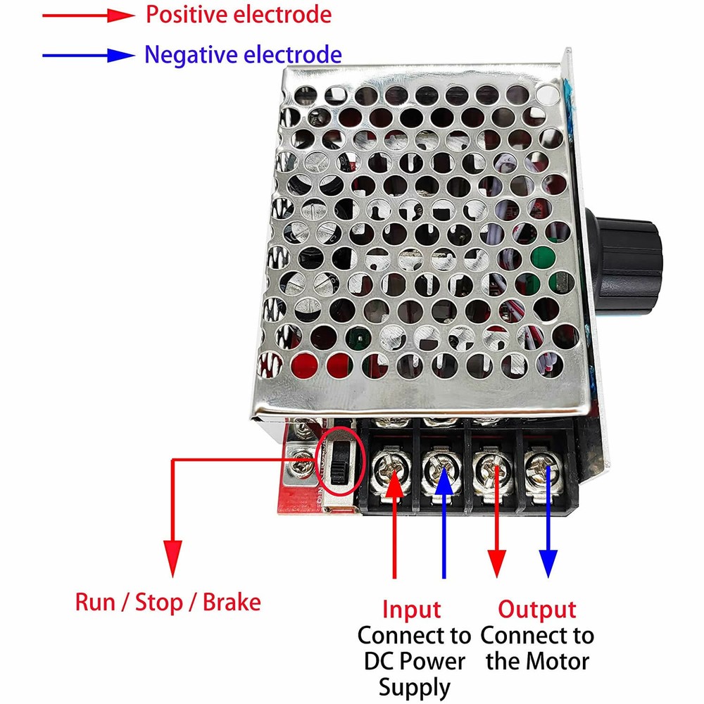 For PWM DC Motor Speed Controller Switch 30A 7-70V 12KHZ