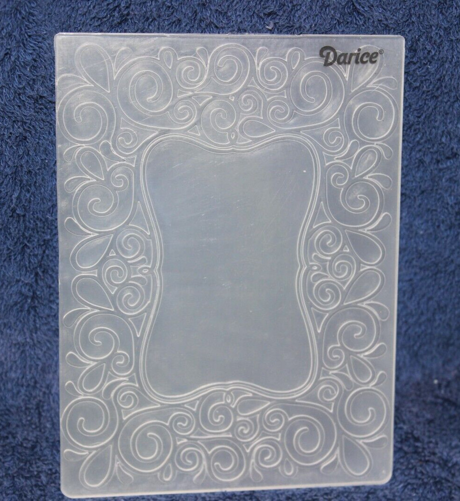 Darice Embossing Folder - Swirl Frame