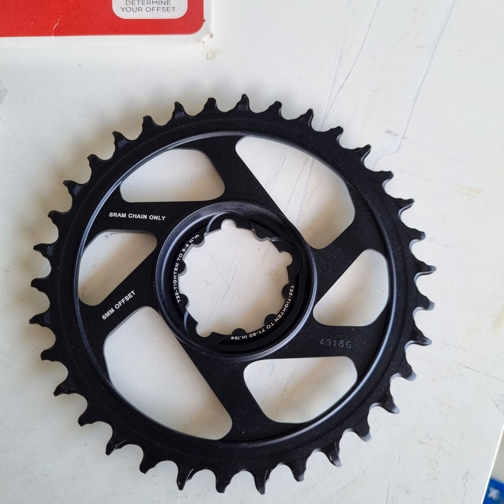 CHAINRING X-SYNC EAGLE 34T DM 6MM OFFSET BLACK