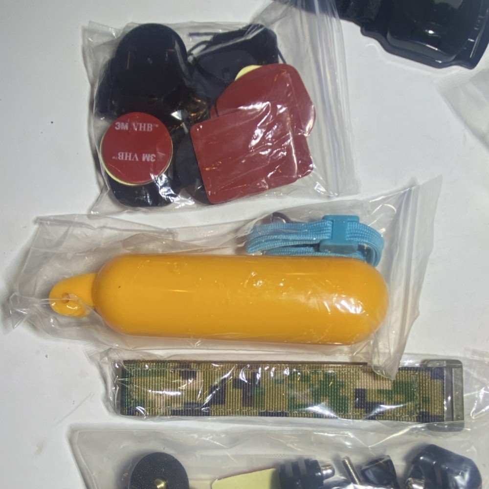 Action Camera Accessory Bundle for GoPro, Mounts, Straps, Float Handle, Case