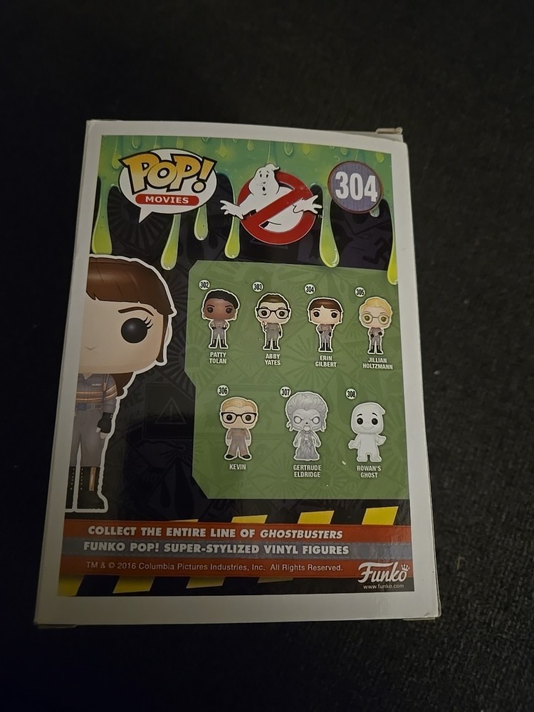 Funko Pop! GHOSTBUSTERS: Erin Gilbert #304 *See Pics For Box Damage*